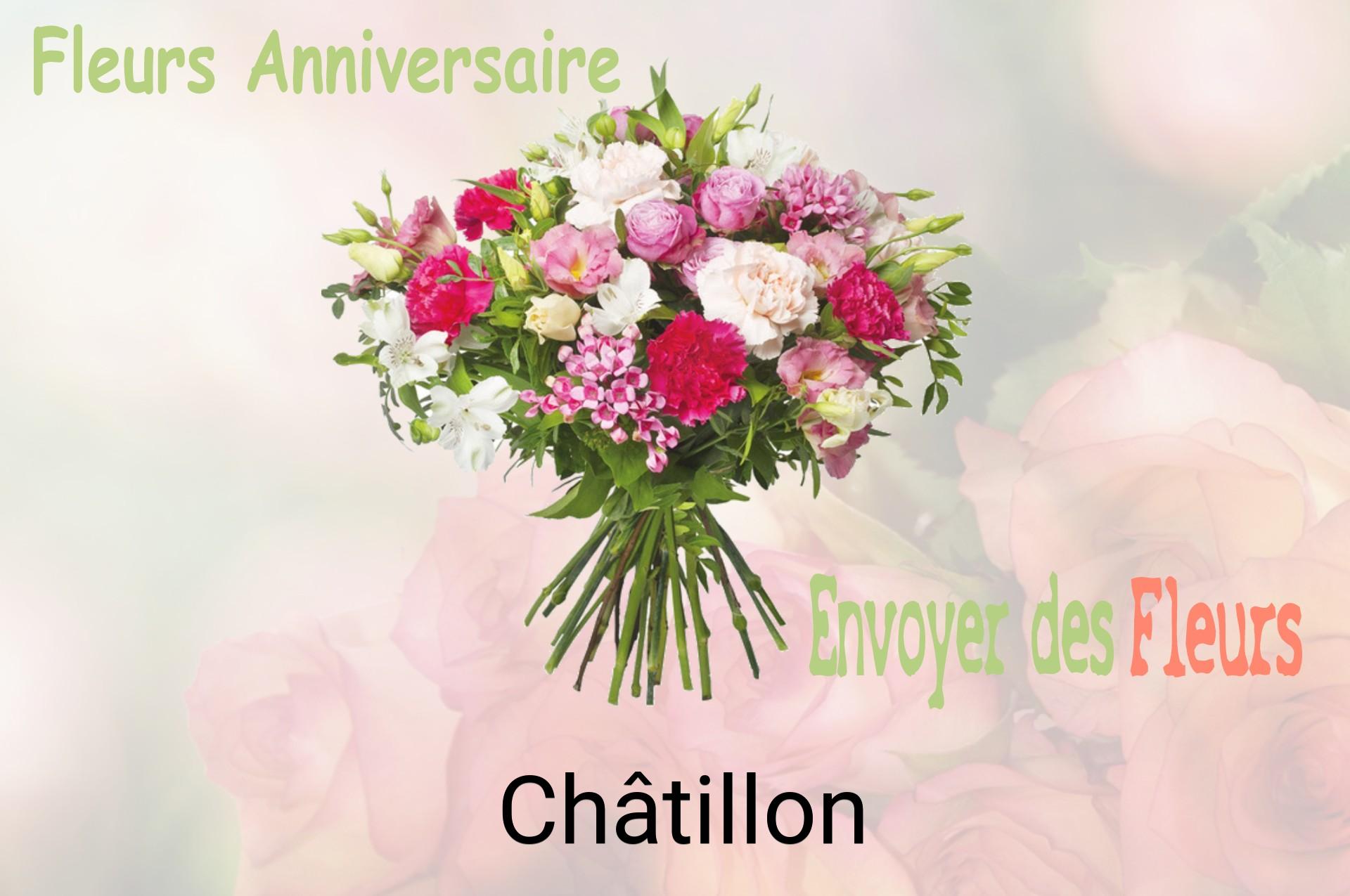 Bouquet de fleurs d’anniversaire livré à Châtillon